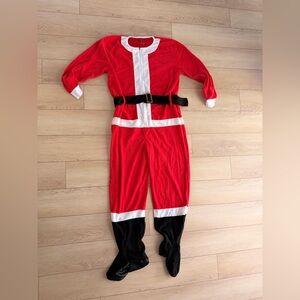 Adult Red Santa Claus Onesie